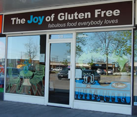 Joy of Gluten Free storefront at Greenbank Hunt Club Centre